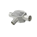 HAMA, Antenna Splitter, 1 In - 2 Out, Metal