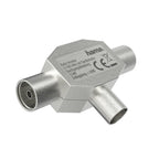 HAMA, Antenna Splitter, 1 In - 2 Out, Metal