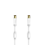 HAMA Coaxial Antenna Cable, Gold-plated, 1.5 m, 100 dB