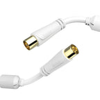 HAMA Coaxial Antenna Cable, Gold-plated, 1.5 m, 100 dB