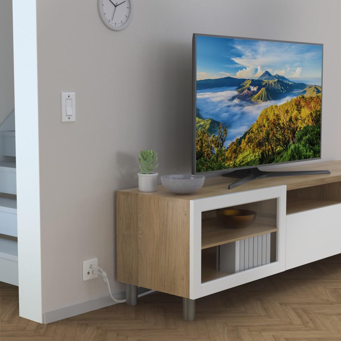 HAMA Коаксиален антенен кабел, позлатен, 3,0 м, 100 dB