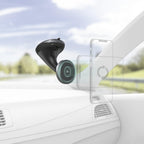 HAMA MagLock Magnetic In-Car Phone Holder, Windscreen Mount, Black