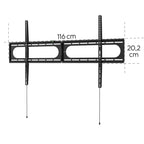 TV wall mount, 120" (305 cm) up to 100 kg, wall distance 2.8 cm