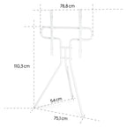 Стойка за TV Easel Design , до 191см / 75"/, до 40кг, бял