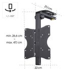 HAMA TV Ceiling Mount, 117 cm (46"), up to 20 kg, 220876