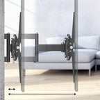 Wall mount for TV HAMA, 216 cm (85”), up to 50 kg, rotatable, tiltable, pull-out