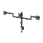 HAMA 3-Monitor Mount, adjustable height, 13" - 27"