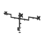 HAMA 3-Monitor Mount, adjustable height, 13" - 27"