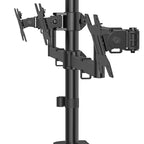 HAMA 3-Monitor Mount, adjustable height, 13" - 27"