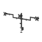 HAMA 3-Monitor Mount, adjustable height, 13" - 27"
