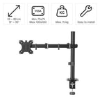 HAMA Desk Monitor Mount (13" - 35"), adjustable, 2 arms, 12kg