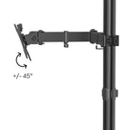 HAMA Desk Monitor Mount (13" - 35"), adjustable, 2 arms, 12kg