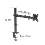 HAMA Desk Monitor Mount (13" - 35"), adjustable, 2 arms, 12kg