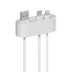 Hama Self-Adhesive Cable Holder, 2 pcs., White