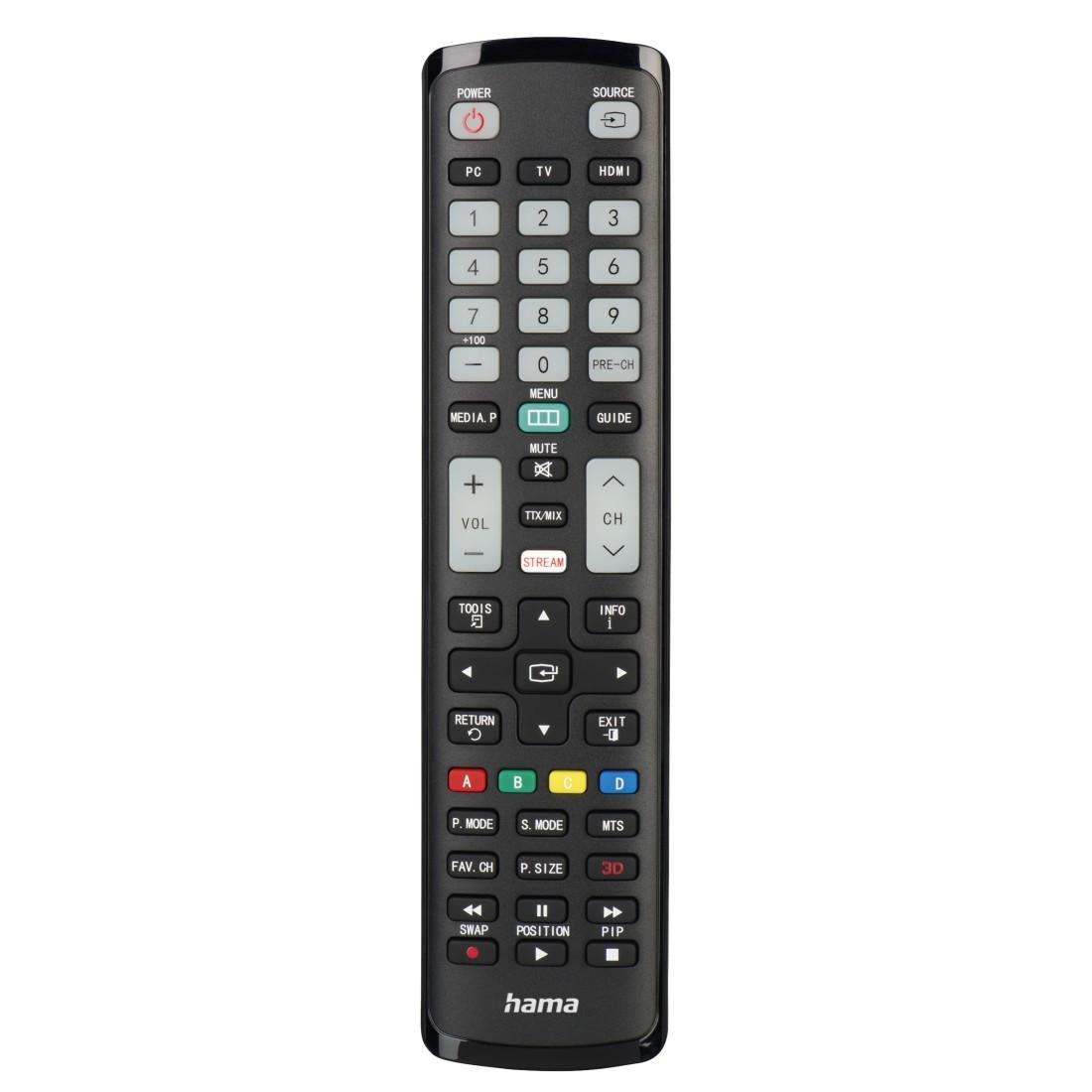 HAMA Универсално дистанционно за Samsung TV, IR, обучаемо, светещи бутони