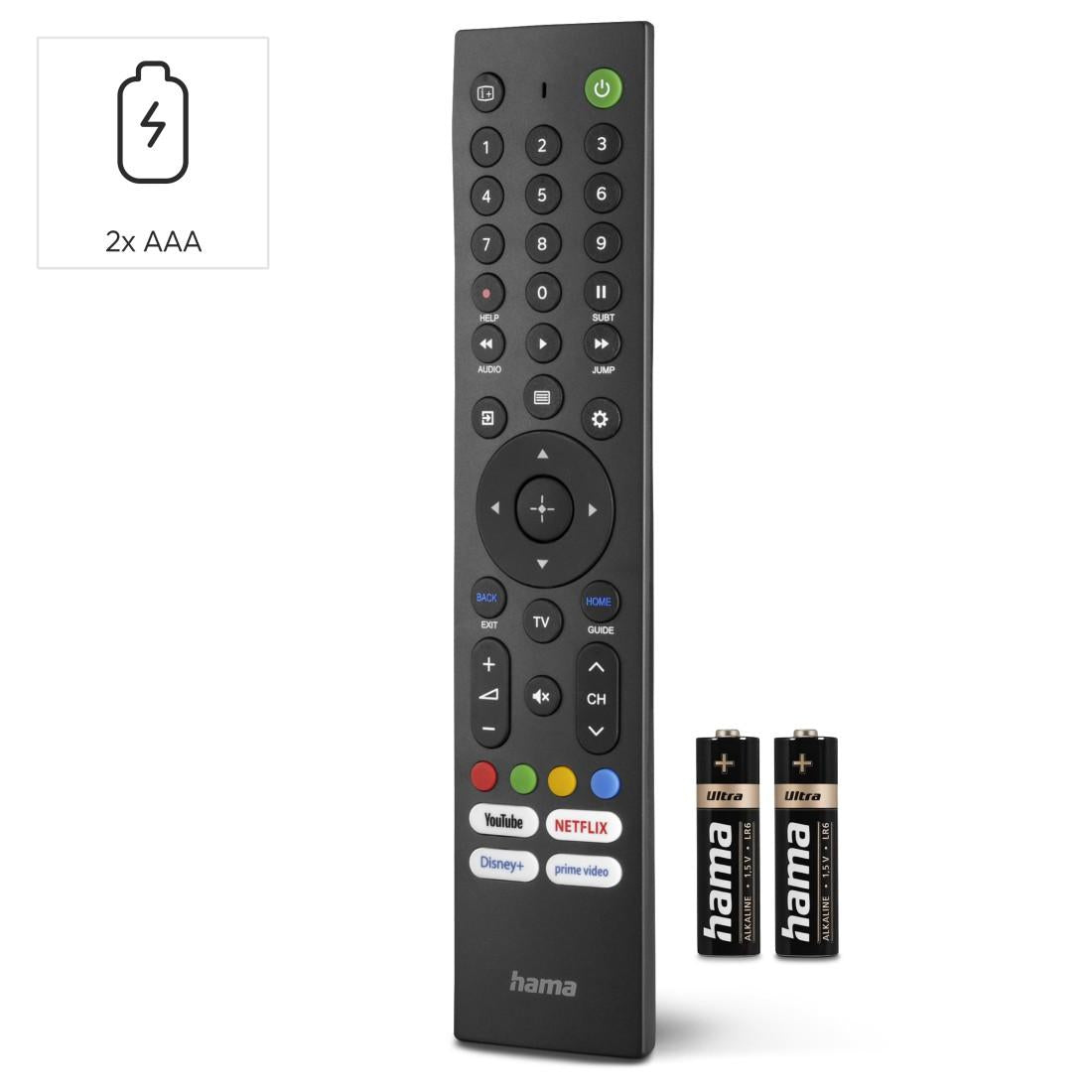 HAMA Универсално дистанционно за TV Sony, IR, обучаемо, с 4 бутона за приложения