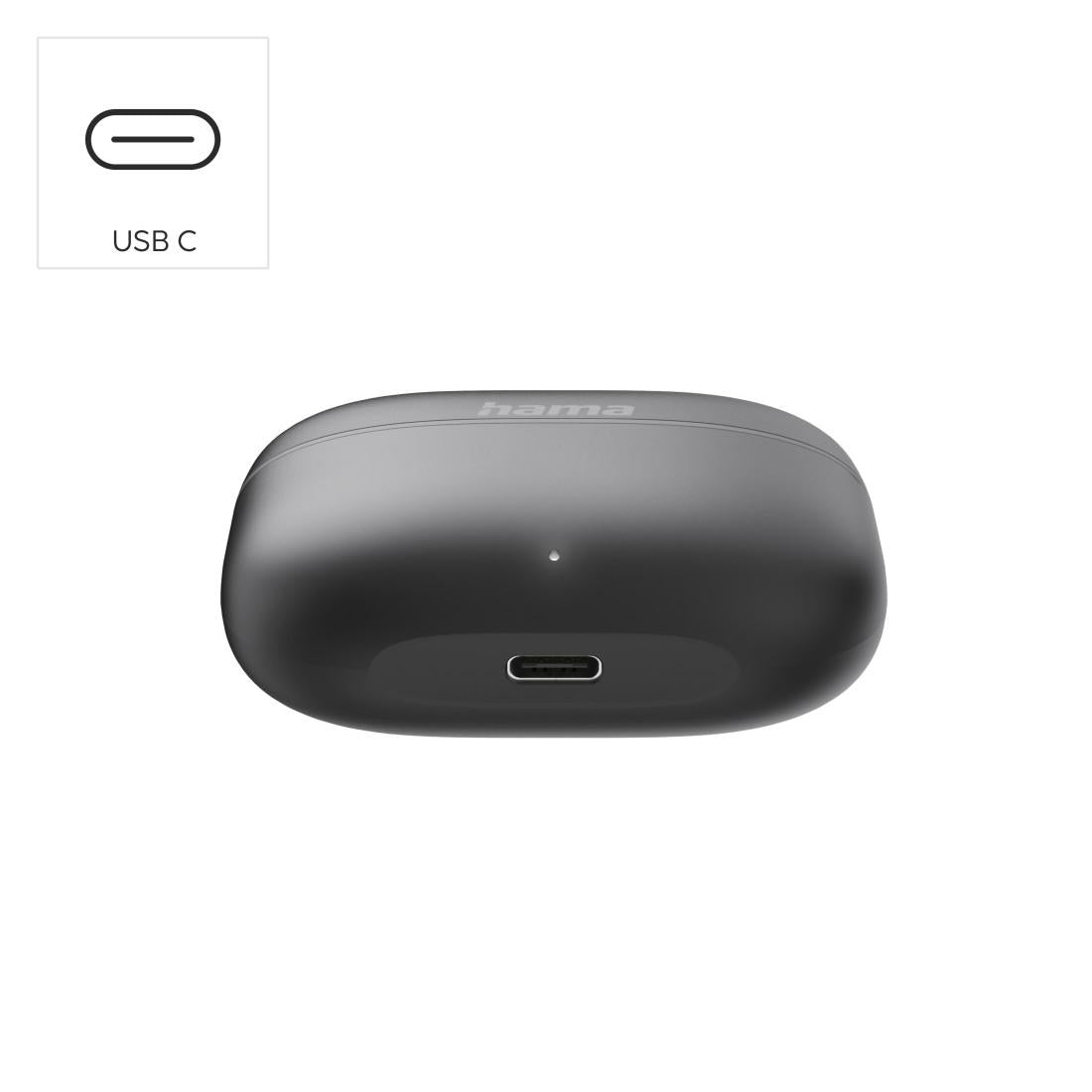 HAMA Блутут слушалки "Freedom Buddy II", True Wireless, Черен