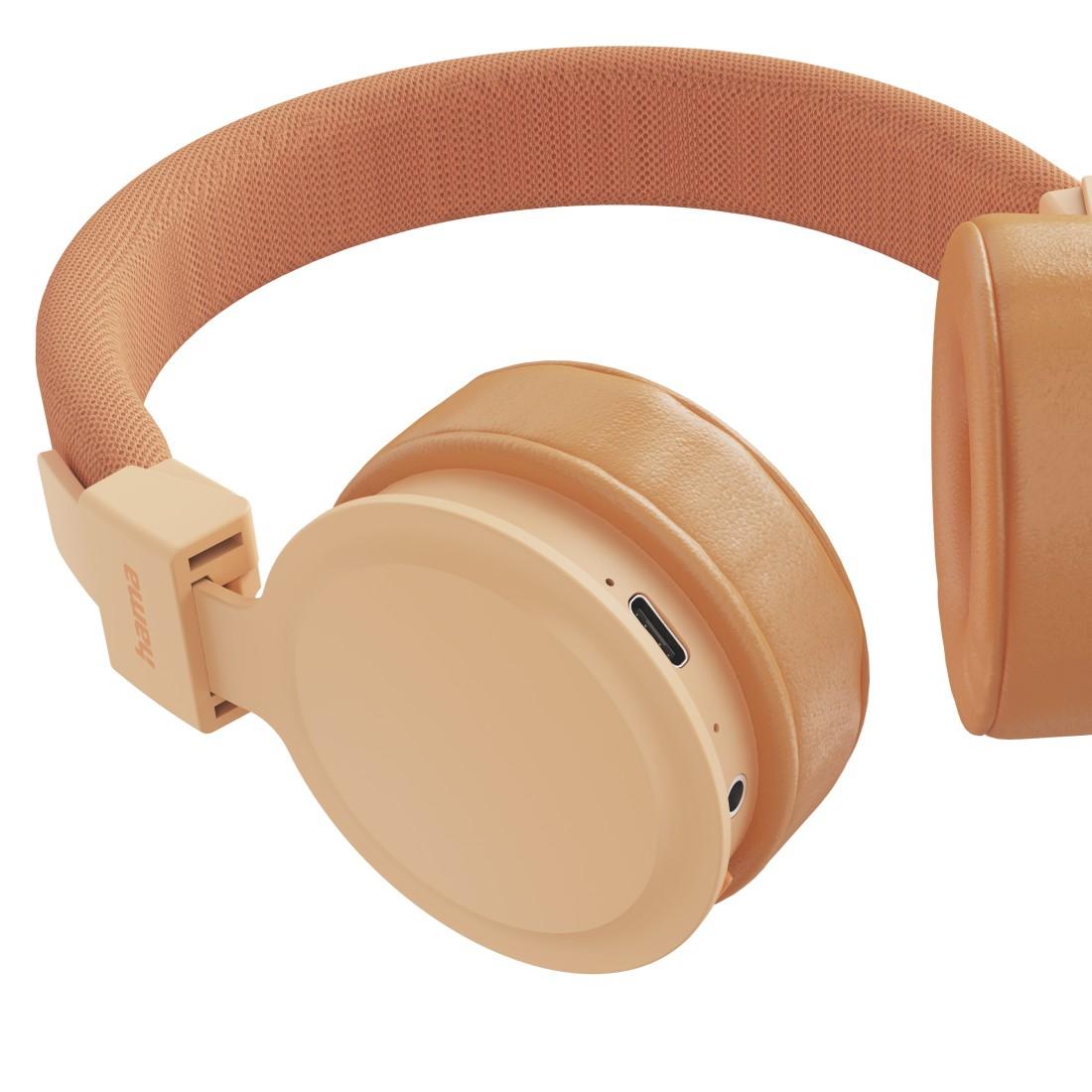 HAMA Слушалки с микрофон "Freedom Lit III"  Bluetooth, On-Ear, оранжев