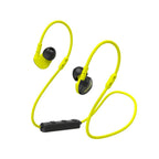 HAMA Bluetooth Headphones, Sport, "Freedom Athletics III", with Microphone, Yellow and Black