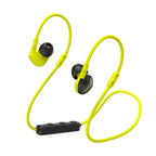 HAMA Bluetooth Headphones, Sport, "Freedom Athletics III", with Microphone, Yellow and Black