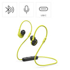 HAMA Bluetooth Headphones, Sport, "Freedom Athletics III", with Microphone, Yellow and Black