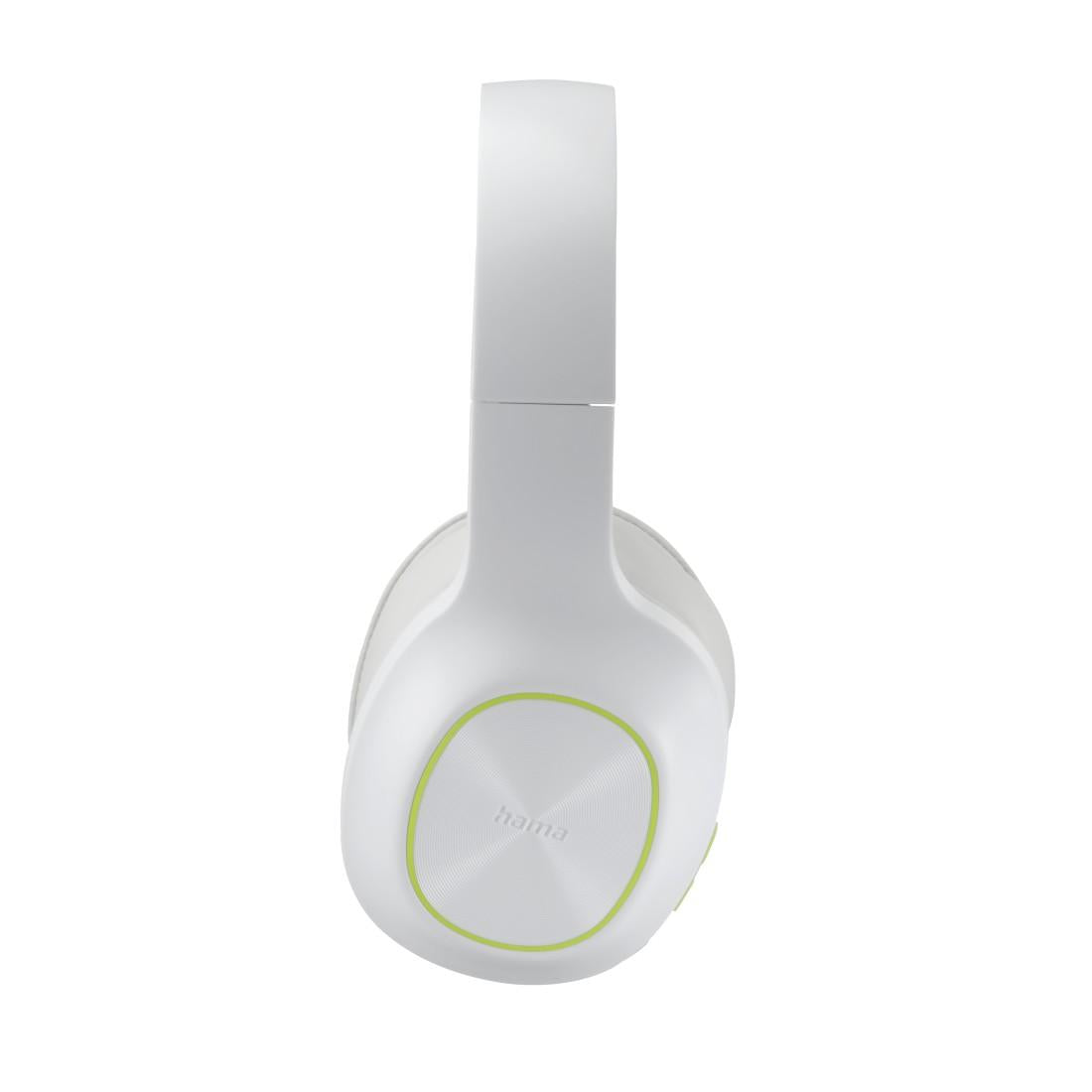 HAMA Блутут Слушалки "Spirit Calypso III", Over-Ear, Bass Boost, Fold, бял