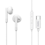 HAMA Headphones "Season II" USB-C, in-ear, microphone, kink protection, white