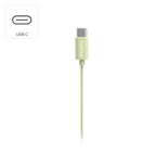 HAMA Слушалки “Curly”, USB-C, микрофон, зелен