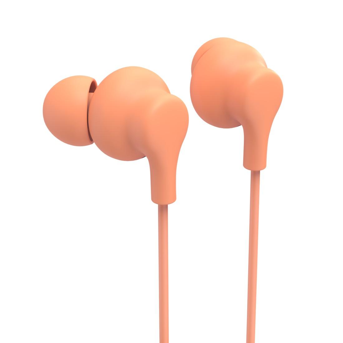 HAMA Слушалки “Curly”, USB-C, микрофон, оранжев