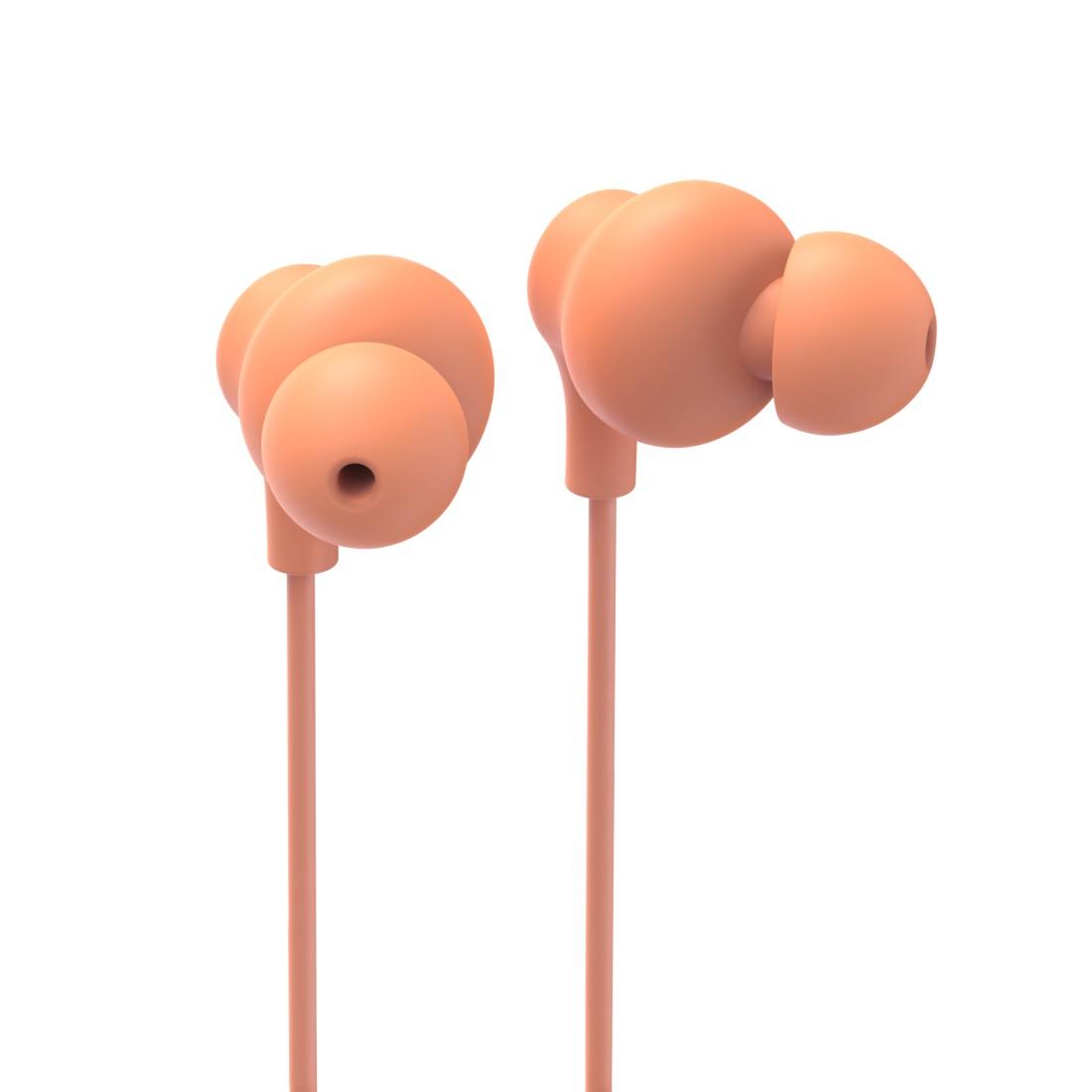 HAMA Слушалки “Curly”, USB-C, микрофон, оранжев