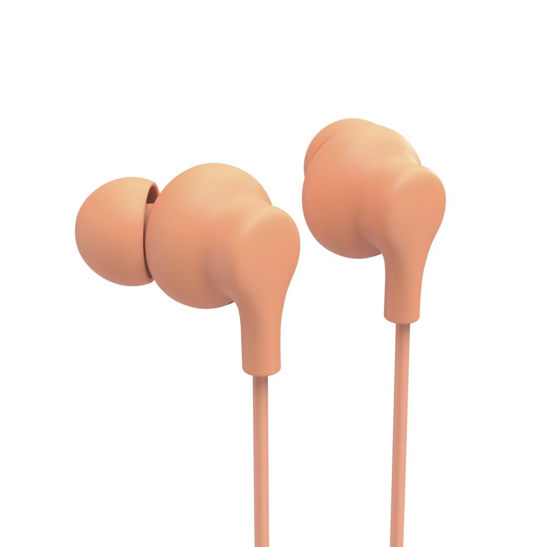 HAMA Слушалки “Curly”, USB-C, микрофон, оранжев