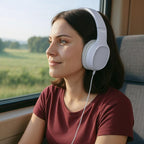 HAMA "Fun C" In-Ear Stereo Headset with Microphone, USB-C, Single-Sided Cable, White