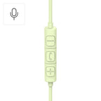 HAMA Headphones with Microphone "Fun C", USB-C, single-sided cable guide, green