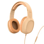 HAMA Headphones with microphone "Fun C", USB-C, single-sided cable guide, Orange