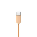 HAMA Headphones with microphone "Fun C", USB-C, single-sided cable guide, Orange