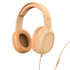 HAMA Headphones with microphone "Fun C", USB-C, single-sided cable guide, Orange