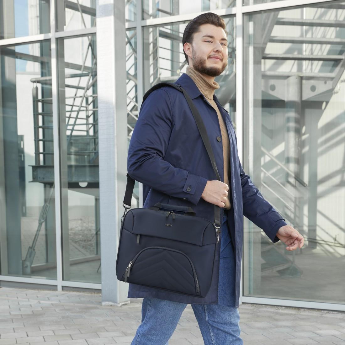 HAMA Чанта за лаптоп "Premium Lightweight", 40 - 41 см (15.6"- 16.2"), тъмносиня