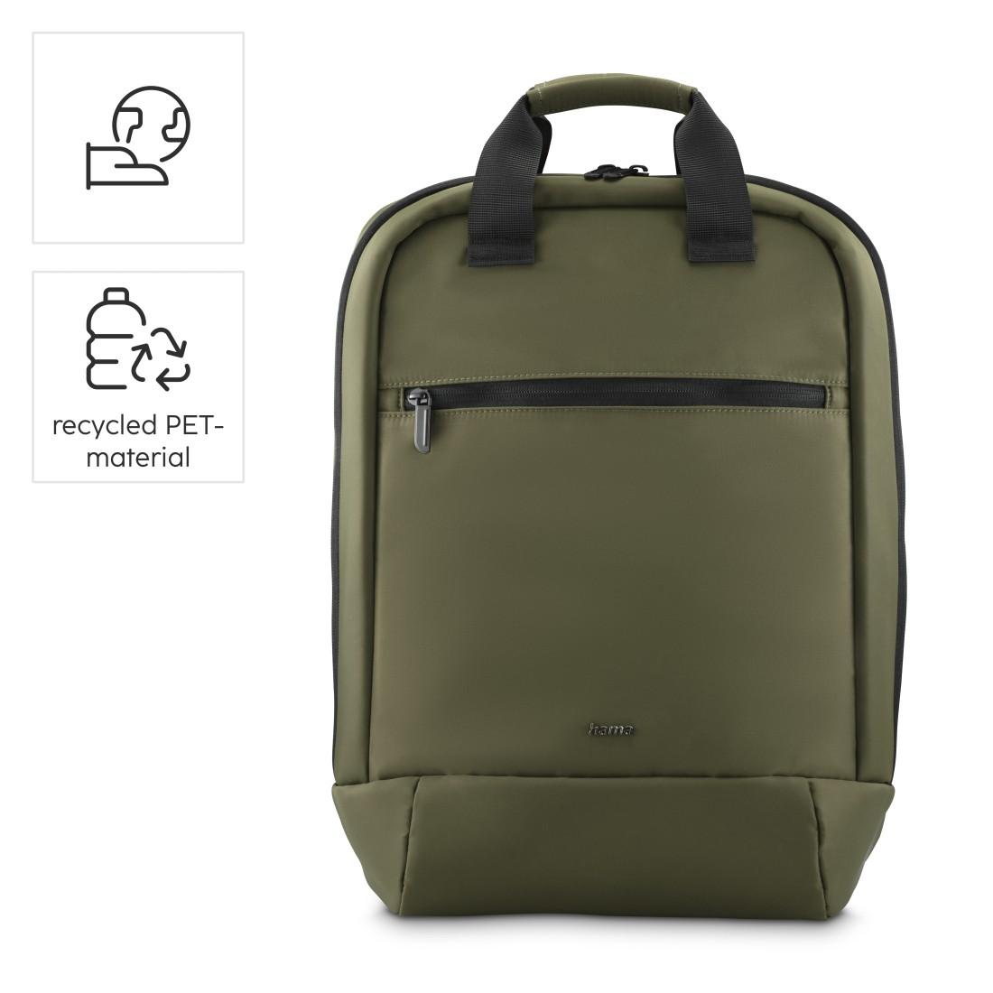 HAMA Раница за лаптоп "Ultra Lightweight", до 41 см (16,2"), зелена