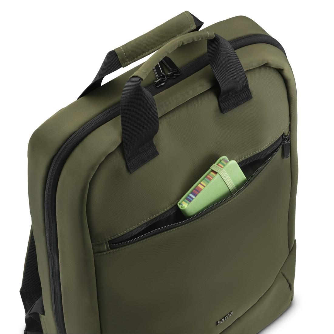 HAMA Раница за лаптоп "Ultra Lightweight", до 41 см (16,2"), зелена