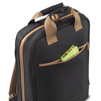HAMA Laptop Backpack "Ultra Lightweight", up to 41 cm (16.2"), black with brown
