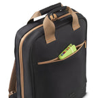 HAMA Laptop Backpack "Ultra Lightweight", up to 41 cm (16.2"), black with brown