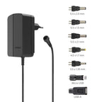 HAMA Universal Power Supply, Adjustable, 1500mA, 18W, max. 12V, 7 Adapters