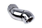 Alphacool Eiszapfen Angled Adaptor, 2 x 45°, G1/4 Outer to G1/4 Inner Thread, Silver