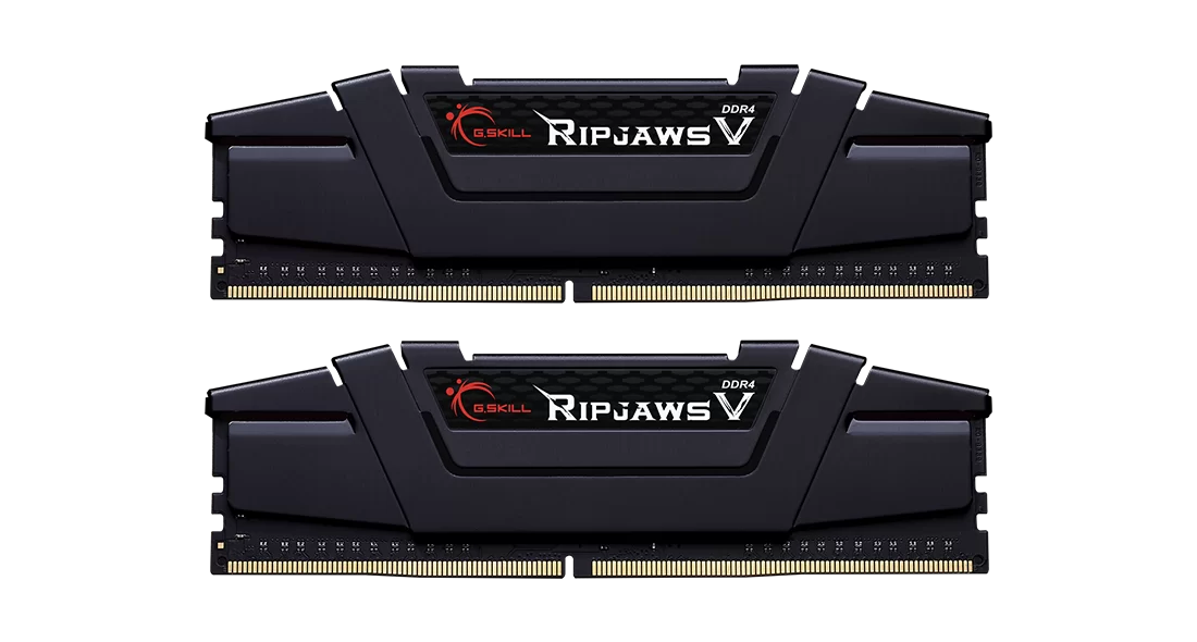 Памет G.SKILL Ripjaws V Black 32GB(2x16GB) DDR4 3600MHz F4-3600C18D-32GVK