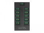 RGB Hub Delock, 10-port ARGB LEDs, Black