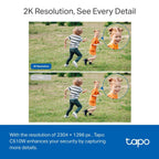 Outdoor Security WiFi Camera TP-Link Tapo C510W - 2K Pan/Tilt