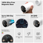 Security WiFi Camera TP-Link Tapo C425, Outdoor/Indoor Mounting, WiFi