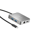 j5create JCD391 4K60 Elite USB-C PD, USB-A, HDMI, RJ-45 Docking Station