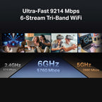 Wireless Router TP-Link Archer BE550 Tri-Band Wi-Fi 7