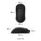 ZOWIE U2 Wireless Gaming Mouse, 2.4G, Black